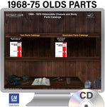 1968-1975 Oldsmobile Parts Manuals (Only)