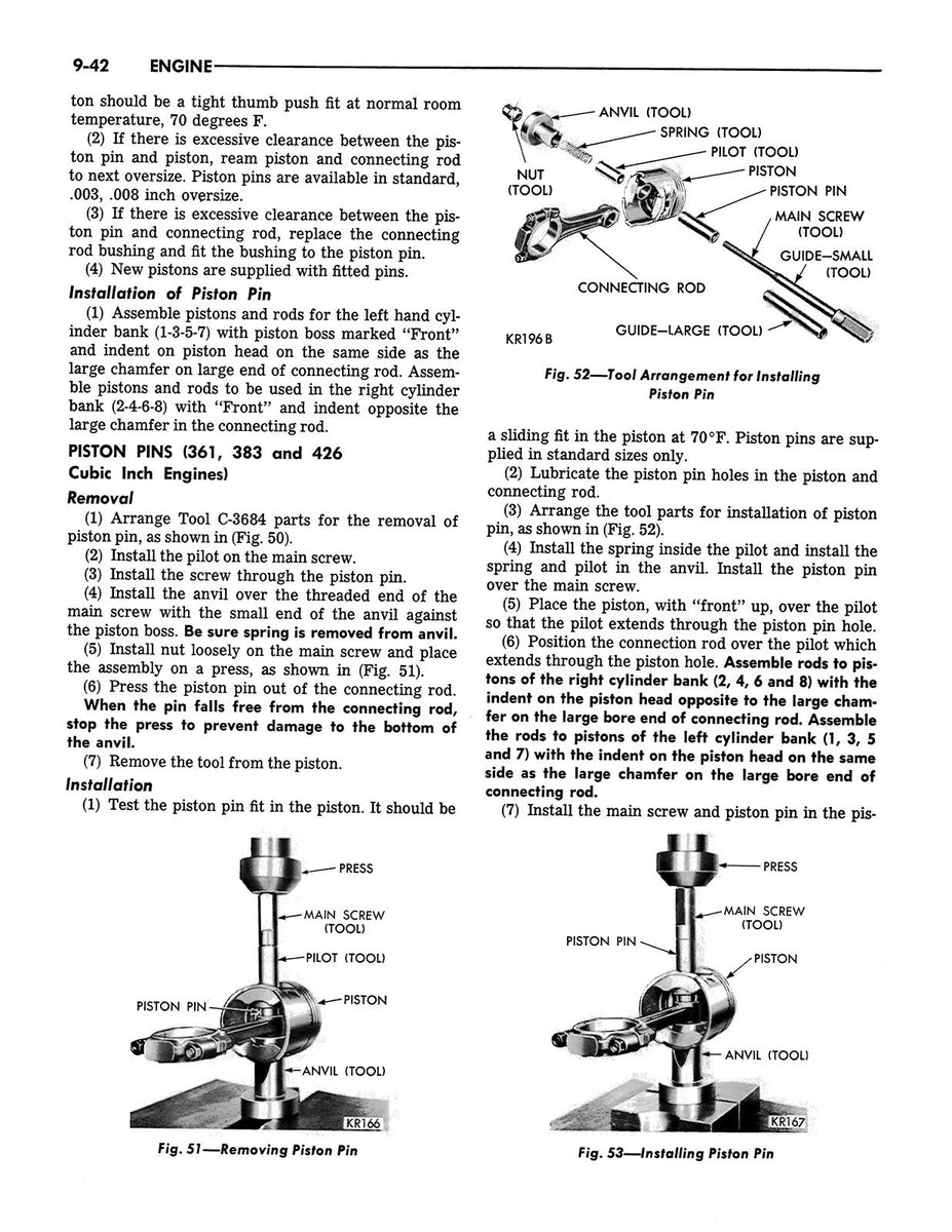 1965 Dodge Dart Technical Service Manual Jackson Automotive
