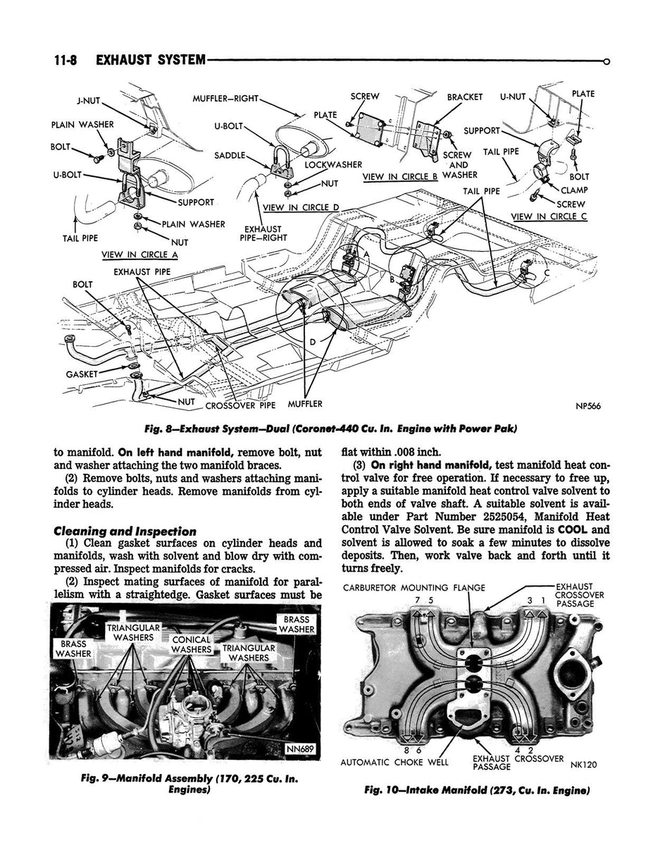 1967 Dodge Dart Charger Service Manual Jackson Automotive