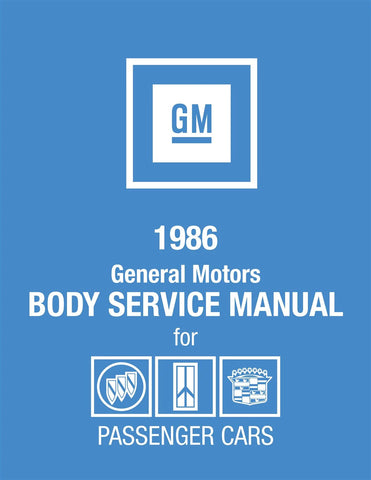 1986 Fisher Body Service Manual