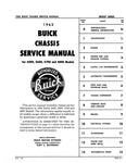 1963 Buick Chassis Service Manual For 4400, 4600, 4700, 4800