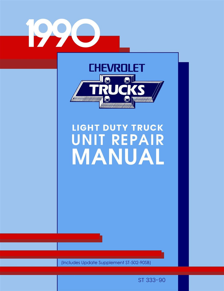 1990 Chevy LD Truck Unit Repair Manual Jackson Automotive Products
