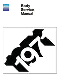 1971 Plymouth Chrysler Imperial Body Service Manual