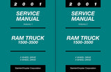 2001 Dodge Ram Truck 1500 2500 3500 Service Manual