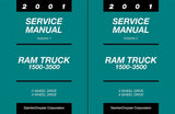 2001 Dodge Ram Truck 1500 2500 3500 Service Manual