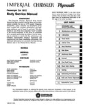 1972 Chrysler Body Shop Manual