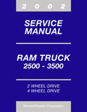 2002 Dodge Ram Truck 2500 - 3500 Service Manual