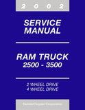 2002 Dodge Ram Truck 2500 - 3500 Service Manual
