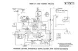 1963 Ford F-Series B T Series & Econoline P-Series Wiring Diagrams Manual 11x17
