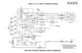 1963 Ford C CT H HT N & NT Series Truck Wiring Diagrams Manual 11x17 inch Bound
