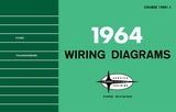 1964 Ford Car & Thunderbird Wiring Diagrams Manual - 11x17 inch COMB Bound