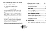 1964 Ford C CT H HT N & NT Series Truck Wiring Diagrams Manual 11x17 COMB Bound