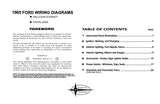 1965 Ford Falcon, Comet, Fairlane Wiring Diagrams Manual - 11x17 inch COMB Bound