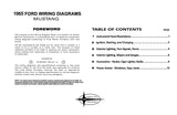 1965 Ford Mustang Wiring Diagrams Manual - 11x17 inch COMB Bound