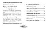 1965 Ford C CT H HT N & NT Series Truck Wiring Diagrams Manual 11x17 inch Bound