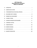 2003 Dodge DR Ram Truck Body Diagnostics Procedures