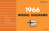 1966 Ford F-Series Truck Bronco Econoline P B T-Series Wiring Diagrams Manual
