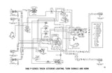 1966 Ford F-Series Truck Bronco Econoline P B T-Series Wiring Diagrams Manual