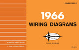 1966 Ford C CT H HT-Series N NT-Series Truck Wiring Diagrams Manual - 11x17