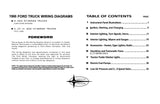 1966 Ford C CT H HT-Series N NT-Series Truck Wiring Diagrams Manual - 11x17