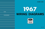1967 Ford Car & Thunderbird Wiring Diagrams Manual - 11x17 inch COMB Bound