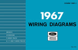 1967 Ford F-Series Truck Bronco Econoline P B T-Series Wiring Diagrams Manual
