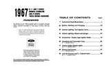 1967 Ford F-Series Truck Bronco Econoline P B T-Series Wiring Diagrams Manual