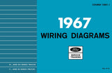 1967 Ford N NT C CT-Series & W-Series Truck Wiring Diagrams Manual 11x17 inch