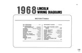 1968 Lincoln & Mercury Wiring Diagrams Manual - 11x17 inch COMB Bound