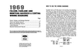 1969 Falcon Fairlane Montego & Cortina Wiring & Vacuum Diagrams Manual 11x17 in