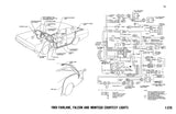 1969 Falcon Fairlane Montego & Cortina Wiring & Vacuum Diagrams Manual 11x17 in