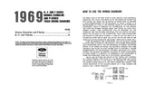 1969 Ford F-Series Truck Bronco Econoline P B T-Series Wiring Diagrams Manual