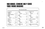1969 Ford F-Series Truck Bronco Econoline P B T-Series Wiring Diagrams Manual