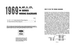 1969 Ford N NT C CT-Series & W-Series Truck Wiring Diagrams Manual - 11x17 inch