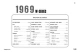 1969 Ford N NT C CT-Series & W-Series Truck Wiring Diagrams Manual - 11x17 inch