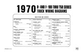 1970 Ford Bronco Econoline P-Series & B F-Series Truck Wiring Diagrams Manual