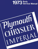 1973 Plymouth Chrysler Imperial Body Service Manual