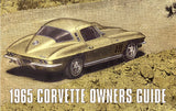 1965 Chevrolet Corvette Owner's Manual - COLOR