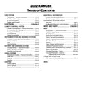 2002 Ford Ranger Service Manual