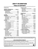 2004 Ford F-150 Heritage Service Manual