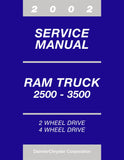 2002 Dodge Ram Truck 2500 - 3500 Service Manual