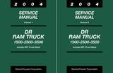 2004 Dodge DR Ram Truck 1500 2500 3500 Service Manual - Includes SRT-10 & Diesel