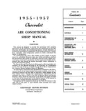 1955 - 1957 Chevrolet Air Conditioning Service Manual Supplement