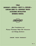 1964 Chevrolet Car and Truck Accessories Installation Reference Manual