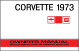 1973 Corvette Owner's Manual