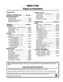 2003 Ford F-150 Truck Service Manual