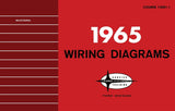 1965 Ford Mustang Wiring Diagrams Manual - 11x17 inch COMB Bound