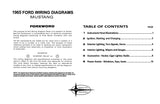 1965 Ford Mustang Wiring Diagrams Manual - 11x17 inch COMB Bound