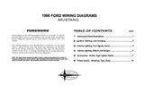 1966 Ford Mustang Wiring Diagrams Manual - 11x17 inch COMB Bound