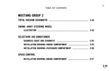 1968 Ford Cougar Mustang Wiring and Vacuum Diagrams Manual 11x17 inch COMB Bound